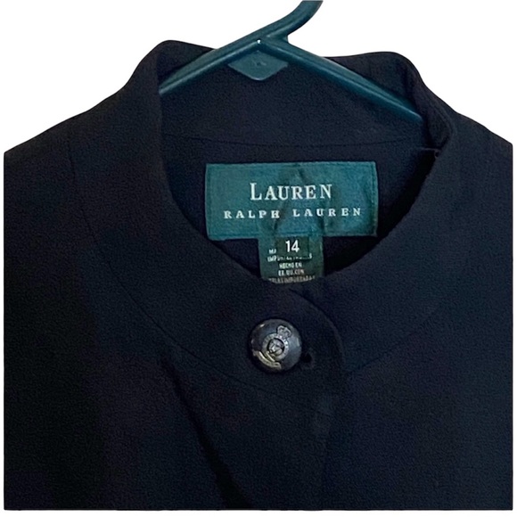 Lauren Ralph Lauren Womens Vintage Black Jacket Size 14 - Picture 2 of 3